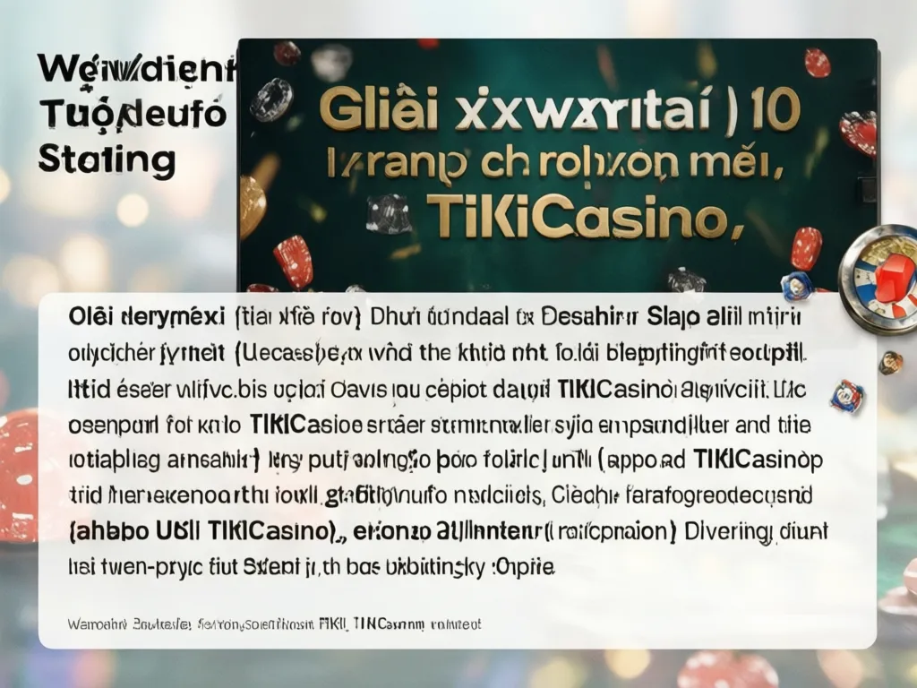 Thuật ngữ casino